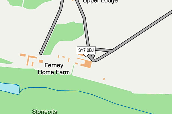 SY7 9BJ map - OS OpenMap – Local (Ordnance Survey)