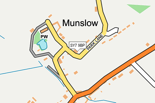 SY7 9BP map - OS OpenMap – Local (Ordnance Survey)