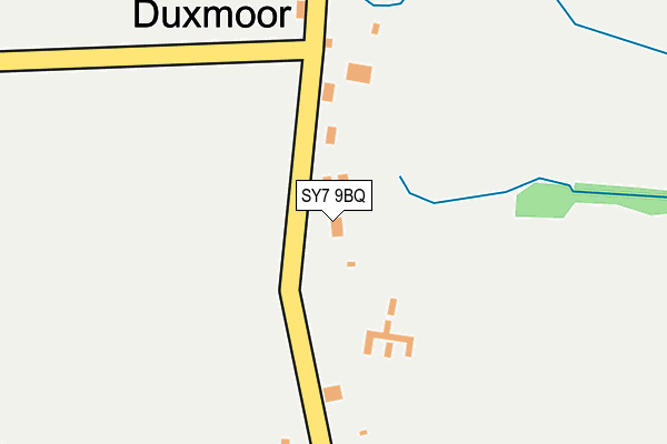 SY7 9BQ map - OS OpenMap – Local (Ordnance Survey)