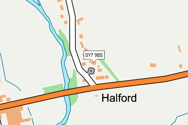 SY7 9BS map - OS OpenMap – Local (Ordnance Survey)