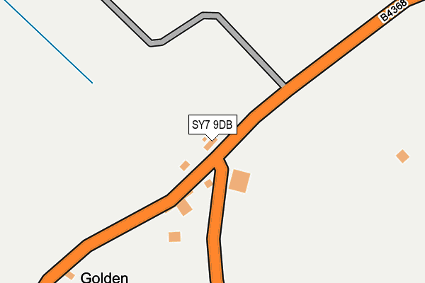 SY7 9DB map - OS OpenMap – Local (Ordnance Survey)