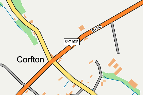 SY7 9DF map - OS OpenMap – Local (Ordnance Survey)