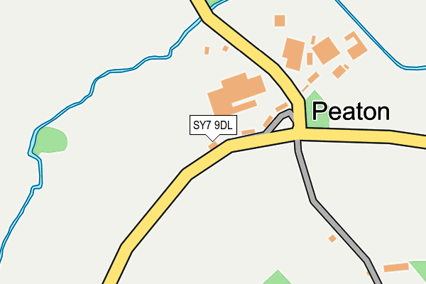 SY7 9DL map - OS OpenMap – Local (Ordnance Survey)