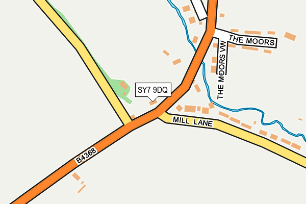 SY7 9DQ map - OS OpenMap – Local (Ordnance Survey)