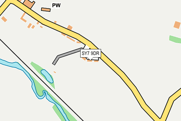 SY7 9DR map - OS OpenMap – Local (Ordnance Survey)