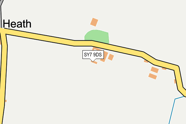 SY7 9DS map - OS OpenMap – Local (Ordnance Survey)