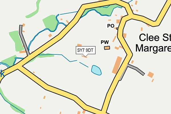 SY7 9DT map - OS OpenMap – Local (Ordnance Survey)