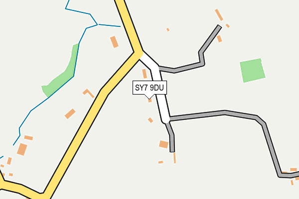 SY7 9DU map - OS OpenMap – Local (Ordnance Survey)