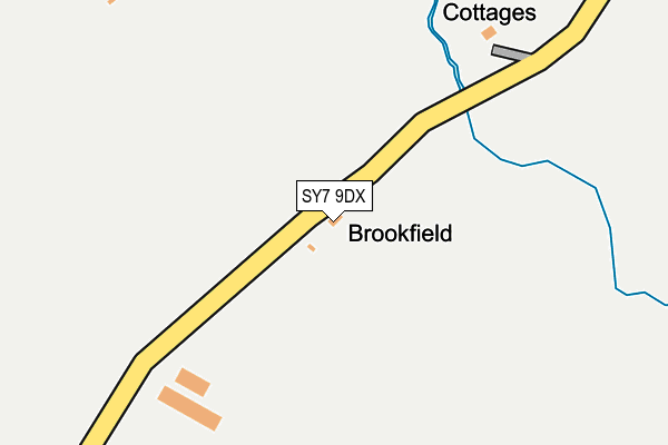 SY7 9DX map - OS OpenMap – Local (Ordnance Survey)