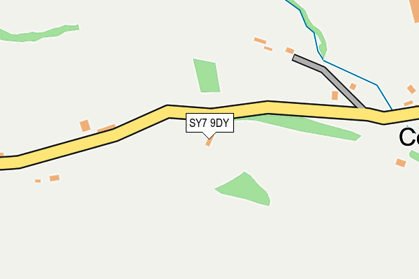 SY7 9DY map - OS OpenMap – Local (Ordnance Survey)