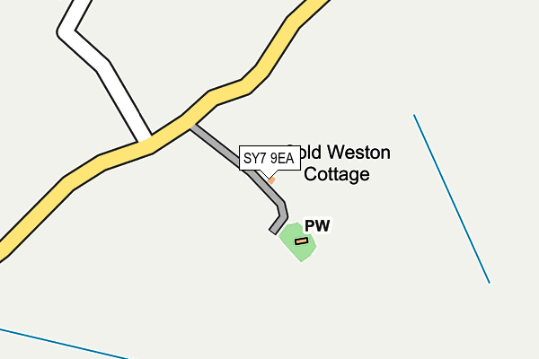 SY7 9EA map - OS OpenMap – Local (Ordnance Survey)