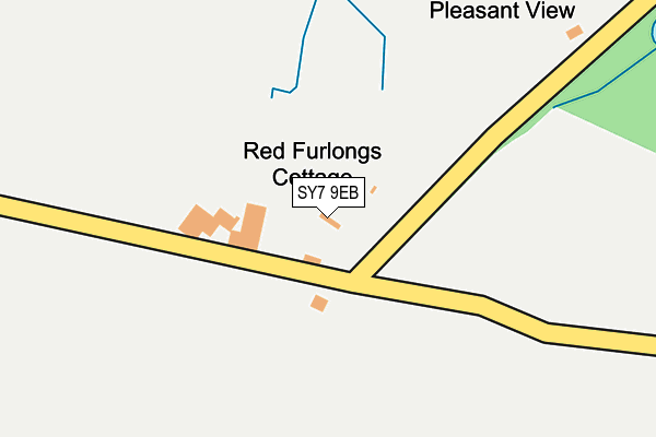 SY7 9EB map - OS OpenMap – Local (Ordnance Survey)