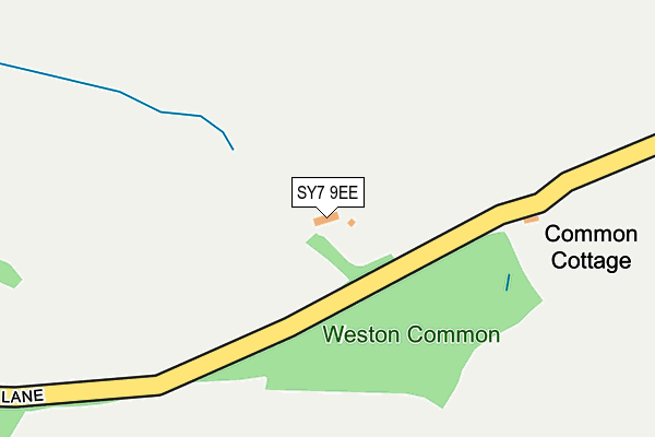 SY7 9EE map - OS OpenMap – Local (Ordnance Survey)