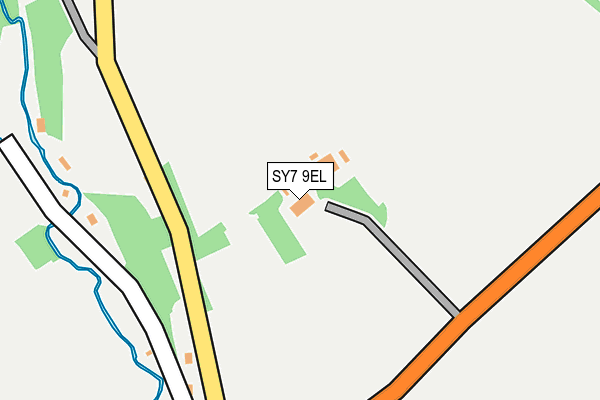 SY7 9EL map - OS OpenMap – Local (Ordnance Survey)