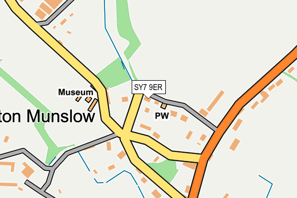 SY7 9ER map - OS OpenMap – Local (Ordnance Survey)