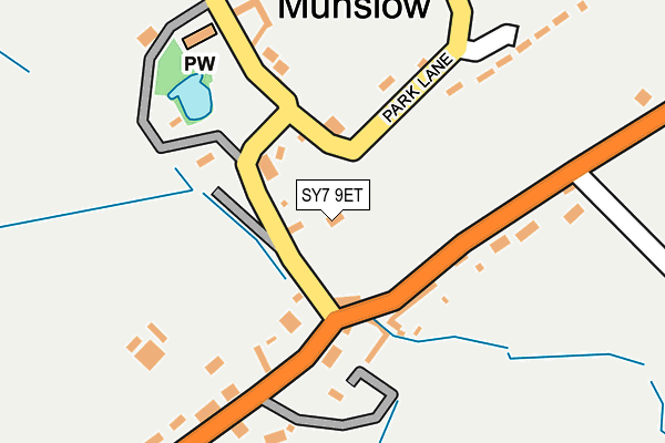 SY7 9ET map - OS OpenMap – Local (Ordnance Survey)