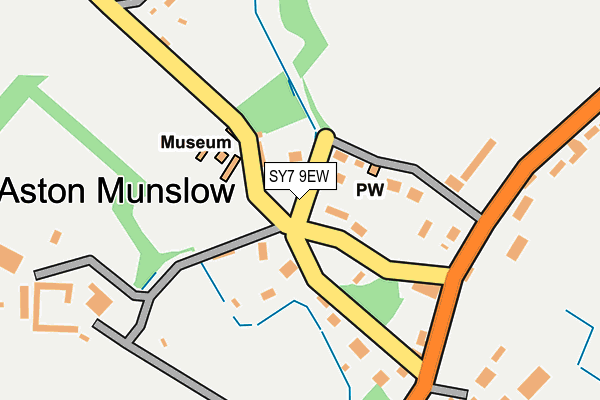 SY7 9EW map - OS OpenMap – Local (Ordnance Survey)