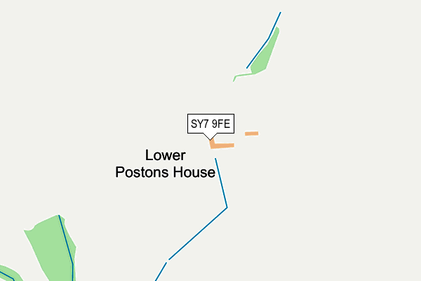 SY7 9FE map - OS OpenMap – Local (Ordnance Survey)