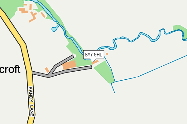 SY7 9HL map - OS OpenMap – Local (Ordnance Survey)