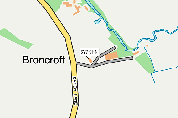 SY7 9HN map - OS OpenMap – Local (Ordnance Survey)