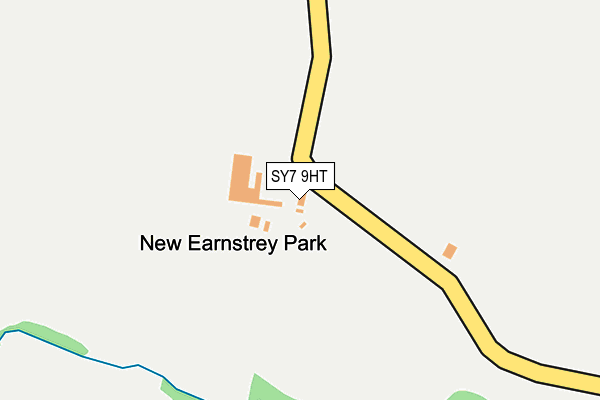 SY7 9HT map - OS OpenMap – Local (Ordnance Survey)