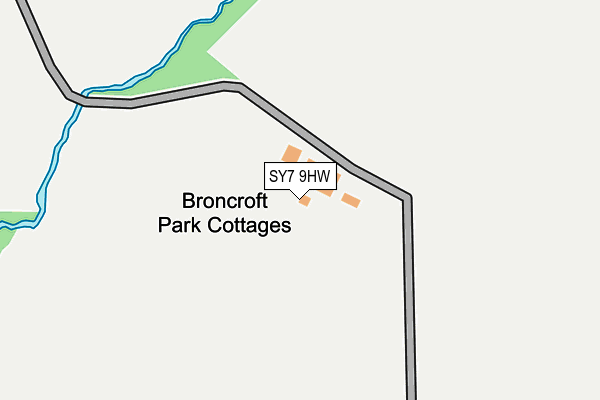 SY7 9HW map - OS OpenMap – Local (Ordnance Survey)