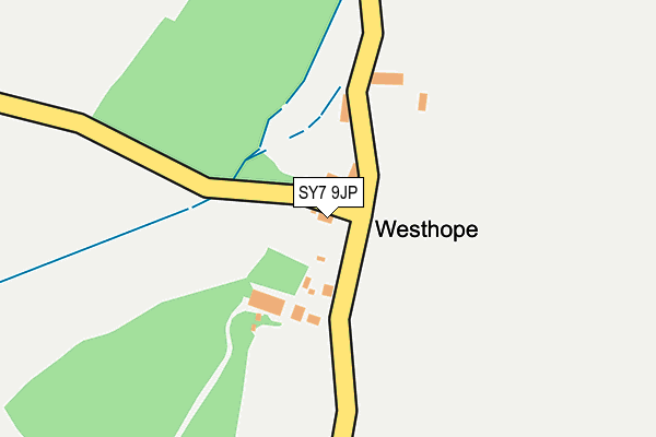 SY7 9JP map - OS OpenMap – Local (Ordnance Survey)