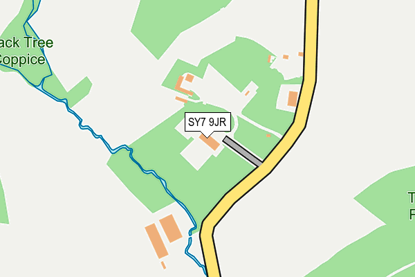 SY7 9JR map - OS OpenMap – Local (Ordnance Survey)