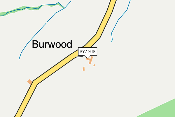 SY7 9JS map - OS OpenMap – Local (Ordnance Survey)