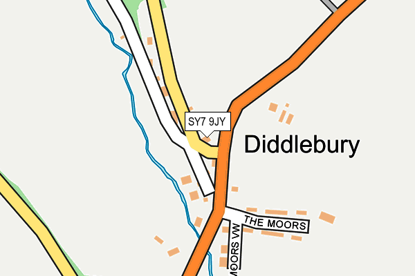 SY7 9JY map - OS OpenMap – Local (Ordnance Survey)