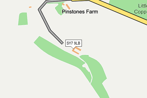 SY7 9LB map - OS OpenMap – Local (Ordnance Survey)