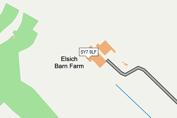 SY7 9LF map - OS OpenMap – Local (Ordnance Survey)