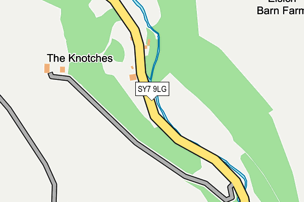 SY7 9LG map - OS OpenMap – Local (Ordnance Survey)