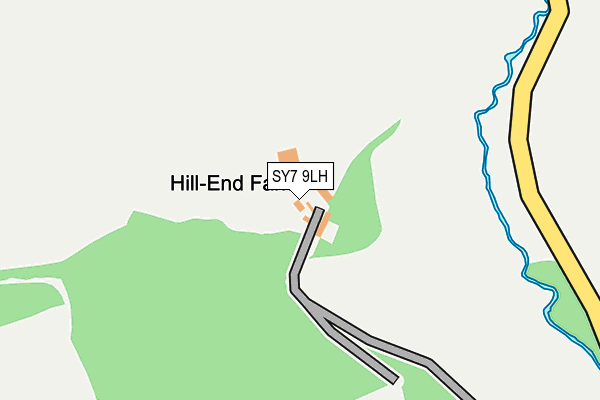 SY7 9LH map - OS OpenMap – Local (Ordnance Survey)