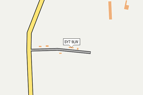 SY7 9LW map - OS OpenMap – Local (Ordnance Survey)