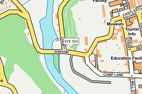 SY8 1EH map - OS OpenMap – Local (Ordnance Survey)