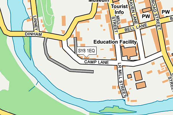 SY8 1EQ map - OS OpenMap – Local (Ordnance Survey)