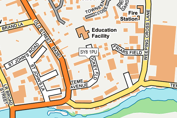 Map of LUDLOW EXPERIENCES LTD at local scale