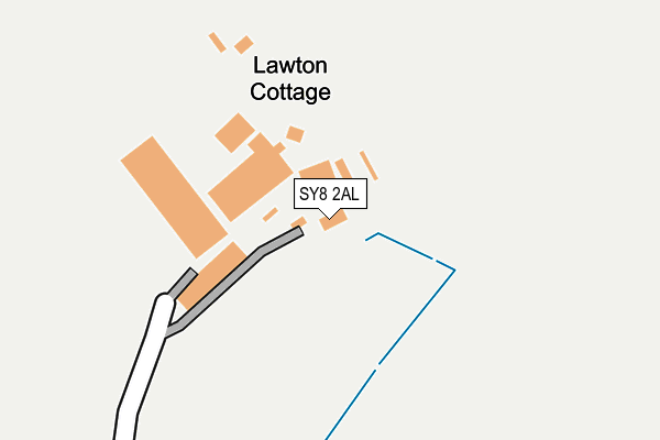 SY8 2AL map - OS OpenMap – Local (Ordnance Survey)