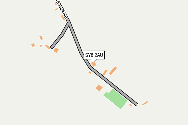 SY8 2AU map - OS OpenMap – Local (Ordnance Survey)