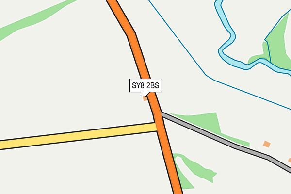 SY8 2BS map - OS OpenMap – Local (Ordnance Survey)