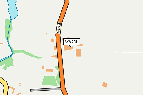 SY8 2DH map - OS OpenMap – Local (Ordnance Survey)