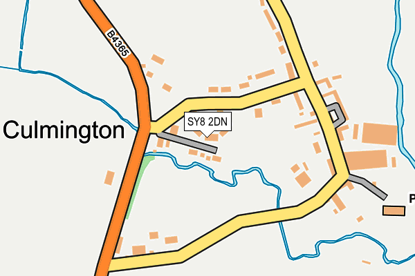 SY8 2DN map - OS OpenMap – Local (Ordnance Survey)