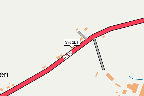 SY8 2DT map - OS OpenMap – Local (Ordnance Survey)