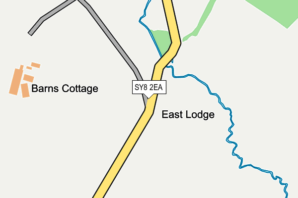 SY8 2EA map - OS OpenMap – Local (Ordnance Survey)