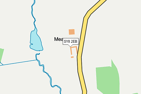 SY8 2EB map - OS OpenMap – Local (Ordnance Survey)