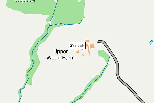 SY8 2EF map - OS OpenMap – Local (Ordnance Survey)