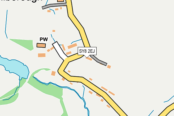 SY8 2EJ map - OS OpenMap – Local (Ordnance Survey)