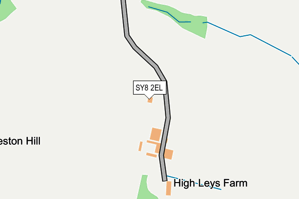 SY8 2EL map - OS OpenMap – Local (Ordnance Survey)