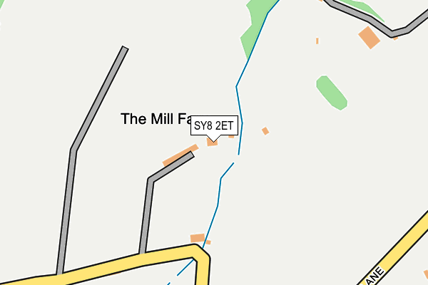 SY8 2ET map - OS OpenMap – Local (Ordnance Survey)